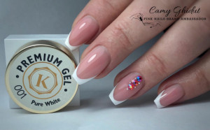 Gel color premium UV/LED Kayara 001 Pure White