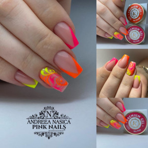 Gel color premium UV/LED Kayara 089 Hot Orange