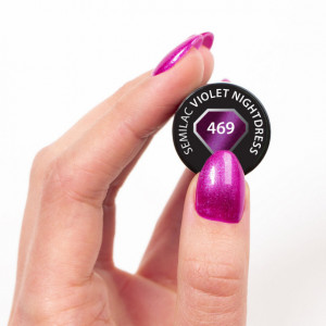 Oja Semipermanenta Semilac 469 Violet Nightdress 7ml Hema Free
