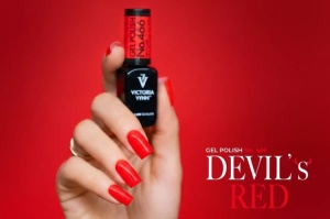 Pachet Gel Polish Devil's Red Victoria Vynn