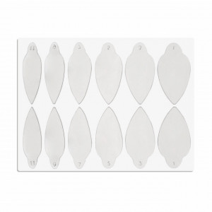 Sabloane pentru tipsuri reutilizabile French ST012-1