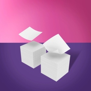Set 400 servetele albe Staleks Lint-Free