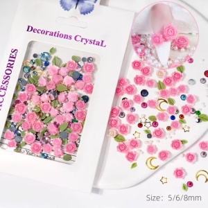Set flori 3D Rose Mix