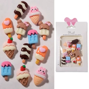 Set forme 3D Cute Ice Cream