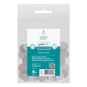 Set Podo Discs Pharm Foot Foam 19mm M #100