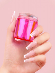 Stampila de unghii Holo Pink Jelly
