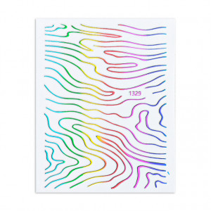 Sticker Rainbow Waves Wrap 1329