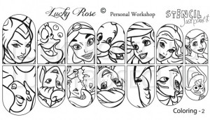 Tatuaj Lucky Rose Stencil Just Paint It 2