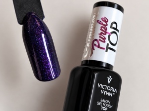 Top No Wipe Shimmer Purple Victoria Vynn 8 ml