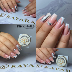 Gel color premium UV/LED Kayara 001 Pure White
