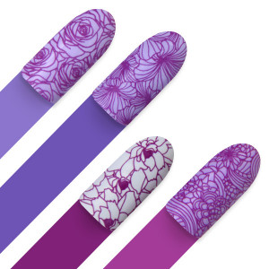 Matrita pentru stampila de unghii Moyra Florality 06