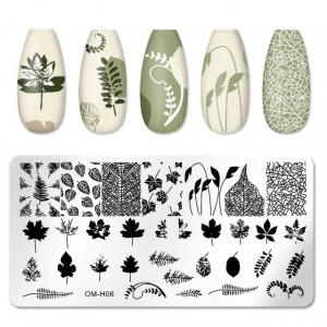 Matrita pentru stampila Leaf H06