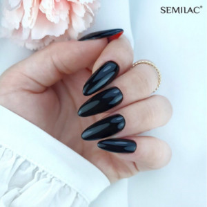 Semilac 300 Perfect Black - Super Cover 7ml
