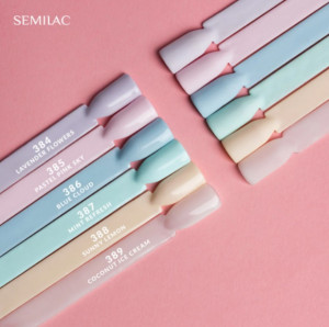 Oja Semipermanenta Semilac 384 Lavender Flowers 7ml
