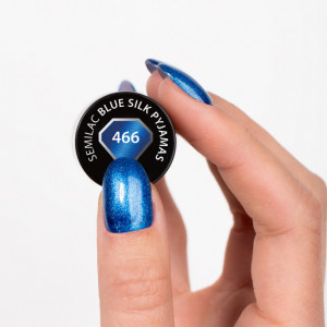 Oja Semipermanenta Semilac 466 Blue Silk Pyjamas 7ml Hema Free