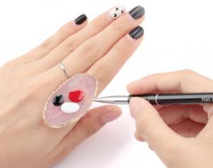Paleta pentru culori Ring Paint White