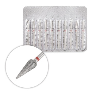 Set 10 bituri Conice Red Blister