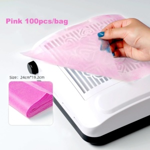 Set 100 folii roz protectie aspirator