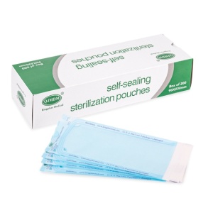 Set 200 pungi pentru sterilizare 90x230mm