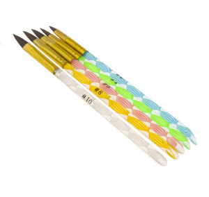 Set 5 pensule pentru unghii Colours
