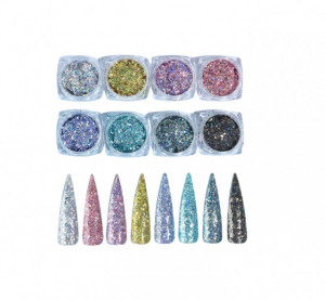 Set 8 Mix Glitter #10