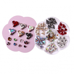 Set cristale mix Heart