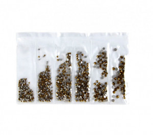 Set mix cristale Amber - 6 marimi