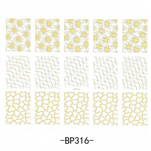 Sticker Big Metallic BP316