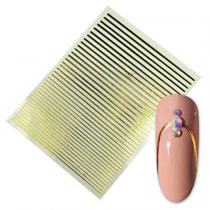Sticker flexibil Gold Lines