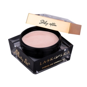 Gel Molly Lac Porcelain Sparkle Light Nude 50g