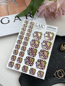 Nail Wraps Pedicure LAK WP007