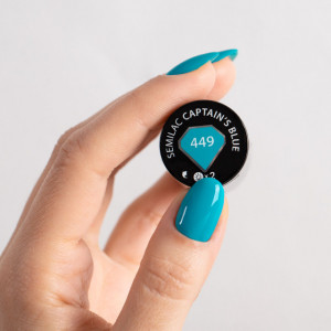 Oja Semipermanenta Semilac 449 Captain's Blue HEMA FREE 7ml