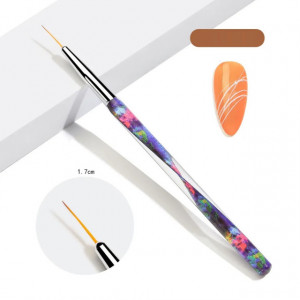 Pensula nail art Marble Lace Long Art