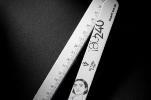 Pila dreapta slim 180/240 Shape Ruler Victoria Vynn