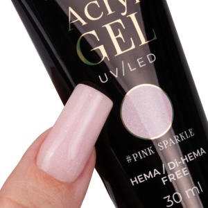 Polygel Molly Nails Pink Sparkle 30ml Hema Free