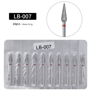 Set 10 bituri Cone Red Blister