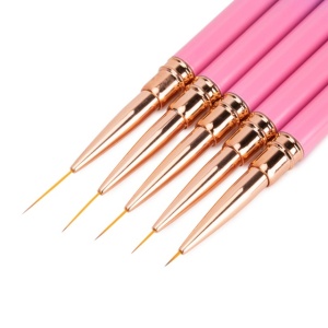 Set 5 pensule cu capac Nail Art Ombre AlleLac