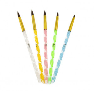Set 5 pensule pentru unghii Colours