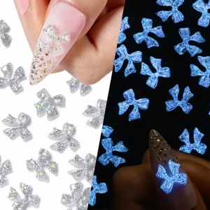 Set fundite 3D Glow in the Dark Silver Glitter