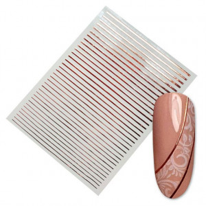 Sticker flexibil Rose Gold Lines