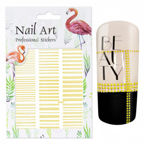 Sticker Metallic Gold Beads DP303