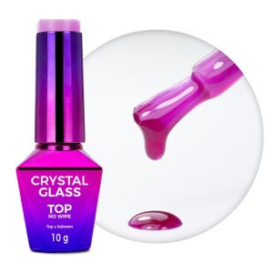 Top No Wipe Crystal Glass Purple 10g HEMA Di-HEMA Free