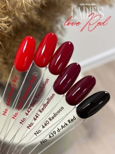Oja Semipermanenta Gel Polish 439 d-Ark Red
