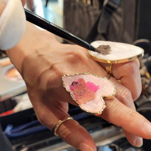Paleta pentru culori Inel Pink Heart