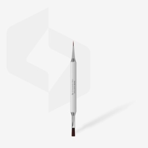 Pensula dubla cu capac Staleks Exclusive 08/3
