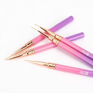 Set 5 pensule cu capac Nail Art Ombre AlleLac