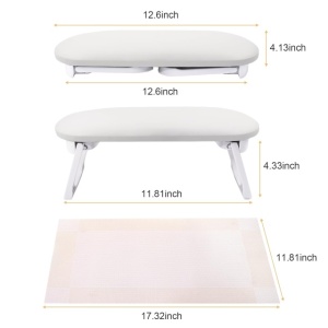Set suport de mana inalt si protectie White