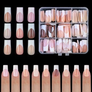 Set Tipsuri Unghii False Long Square French