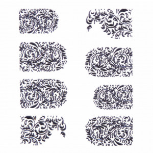 Sticker 5D Black Lace 33