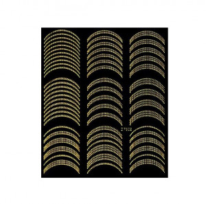 Sticker Metallic Gold Beads DP302